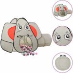 vidaXL Cort de joacă elefant pentru copii 250 bile, gri, 174x86x101 cm (3107741)