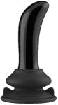 Chrystalino Vibrator din Sticla Prickly, Remote Control, Ventuza Silicon Detasabila, 10 Moduri Vibratii, USB, 11 cm Vibrator