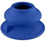 Chrystalino Ventuza Silicon Medical Albastru, Compatibila Jucarii Chrystalino Vibrator