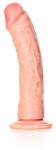 RealRock Dildo Realist cu Ventuza, PVC, Natural, 20.5 cm Dildo