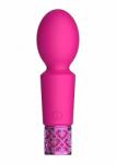 Royal Gems Vibrator Brilliant, 10 Moduri Vibratii, Silicon, USB, Roz 12 cm Vibrator