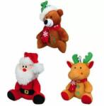 TRIXIE Xmas Santa Clauses Reindeers and Bears Plüss Játék Többféle Figura Kutyák Részére 20cm