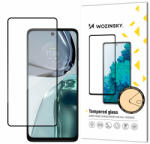 Wozinsky Super Durable Full Glue edzett üveg teljes képernyő keretben tokbarát Motorola Moto G62 Fekete