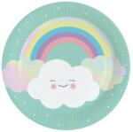  Rainbow and Cloud papírtányér 8 db-os 23 cm (DPA990429966)
