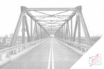  PontPöttyöző - Vörös híd Wrocławban, Lengyelország Méret: 40x60cm, Keretezés: Keret nélkül (csak a vászon), Szín: Zöld