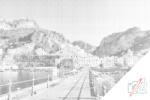  PontPöttyöző - Amalfi, Olaszország Méret: 40x60cm, Keretezés: Keret nélkül (csak a vászon), Szín: Piros