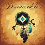  Festés számok szerint - Álomfogó Méret: 50x50cm, Keretezés: Keret nélkül (csak a vászon)