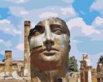  Festés számok szerint - Pompeii, Olaszország 2 Méret: 40x50cm, Keretezés: Keret nélkül (csak a vászon)