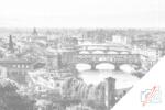  PontPöttyöző - Városkép - Firenze 2 Méret: 40x60cm, Keretezés: Keret nélkül (csak a vászon), Szín: Zöld