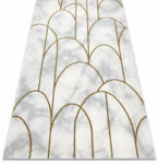 Art EMERALD szőnyeg 1016 glamour, elegáns art deco, márvány krém / arany 180x270 cm (AF395)