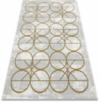 Glamour EMERALD szőnyeg 1010 glamour, elegáns körökben krém / arany 160x220 cm (AF415)