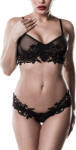 Grey Velvet Erotic Set with Beautiful Lace S