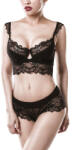 Grey Velvet Bra Lace Set 2-pcs M