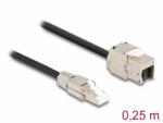 Delock Cablu prelungitor RJ45 SFTP Cat. 6A 0.25m, Delock 87203 (87203)