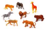  Set figurine animale salbatice, 8 piese, 7-11 cm, cauciuc tare (NBNGJ287) Figurina