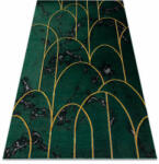 Art EMERALD szőnyeg 1016 glamour, elegáns art deco, márvány üveg zöld / arany 120x170 cm (AF471)