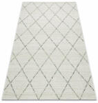 My carpet company kft Fonott sizal color szőnyeg 19436/062 Rombusz Négyzetek Bézs 120x170 cm (B640)