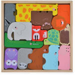 Moni Toys Дървен пъзел с животни Moni Toys 3002