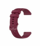  Curea silicon vișinie, telescop QR, 22mm -420422 - ceas-shop