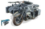 Italeri Machetă moto Italeri [1: 9] - Zundapp KS 750 W/Sidecar Kit plastic - Necesită lipire și vopsire (BLC-IT7406)