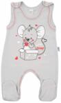 NEW BABY Baba rugdalózó New Baby Mouse szürke - babyboxstore