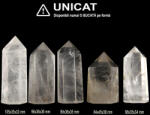  Obelisc Cuart Alb Cristal Natural 1 Varf - 84-105 x 35-45 x 33-38 mm - 1 Buc