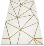 Glamour EMERALD szőnyeg 1013 glamour, elegáns geometriai krém / arany 200x290 cm (AF353)