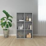 vidaXL Bibliotecă/Servantă, gri sonoma, 66x30x98 cm, lemn prelucrat (815295) Biblioteca