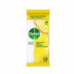 Dettol Антибактериални мокри кърпички за повърхности, Dettol Liquid Disinfectant Surface Cleaning Cloths with Lemon & Lime Scent 40 pieces
