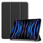  Triple Folding bőrhatású támasztós fliptok Apple iPad 11 (2022, 4. gen), fekete