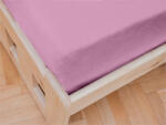  Cearsaf Jersey cu elastic 180 x 200 cm roz deschis