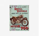 Tac Signs - Plăcuță metalică decorativă [30x40cm] - Royal Enfield Meteor 700 (DCC-TACBK5715)