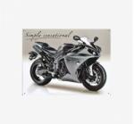 Tac Signs - Plăcuță metalică decorativă [30x41cm] - Yamaha R1 (DCC-TACJO50905)