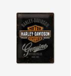 Tac Signs - Plăcuță metalică decorativă 3D [30x40cm] - Harley Genuine (DCC-TAC3D23125)