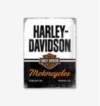Tac Signs - Plăcuță metalică decorativă 3D [30x40cm] - Harley Logo Motorcycles (DCC-TAC3D23266)