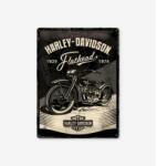 Tac Signs - Plăcuță metalică decorativă 3D [30x40cm] - Harley Flathead 1929-1974