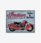 Tac Signs - Plăcuță metalică decorativă [32x41cm] - Indian Sales & Service (DCC-TACD1931)