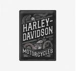 Tac Signs - Plăcuță metalică decorativă 3D [30x40cm] - Harley Motorcycle Eagle (DCC-TAC3D23301)