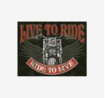 Tac Signs - Plăcuță metalică decorativă [32x41cm] - Live To Ride Bike (DCC-TACD2100)