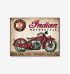 Tac Signs - Plăcuță metalică decorativă [32x41cm] - Indian Scout Model 101 (DCC-TACD1933)