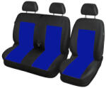 HD Racing Furgon üléshuzat, 1+2 fekete-kék színű (UL-ULESHUZAT12kek)