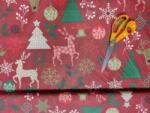  Lakástextil Mery Christmas táblák 140 cm széles