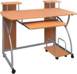 vidaXL Birou de computer, maro, 110x52x88, 5 cm, lemn prelucrat (20583)