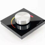 S-light RGB LED távszabályzó fali forgógombos RF fekete Slightled (SL LEDVSK026)