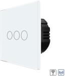 Luxion Intrerupator Triplu Wi-Fi + RF433 cu Touch din Sticla LUXION