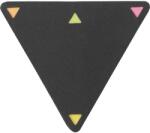 GLN Öntapadó jegyzet háromszög alakú fekete tartóban