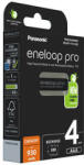 Panasonic PRO AAA 930mAh NiMh akku 4db+doboz (ár/bl) ÚJ (BK-4HCDEC4BE)