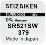 Seiko 379 / SR521SW Ezüst-Oxid Gombelem