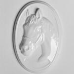 ArtExport Hobbyművész műanyag öntőforma - ló fej kép, ovális
