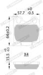 FERODO set placute frana, frana disc FERODO PREMIER FDB1610 (FDB1610)